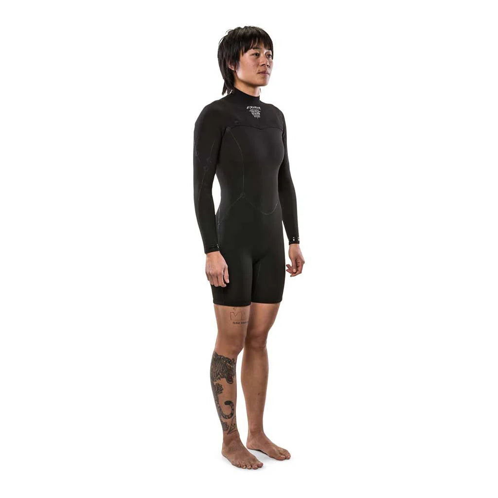 EMBER 2.2 LONG SLEEVE SPRING CHEST ZIP WOMENS WETSUIT